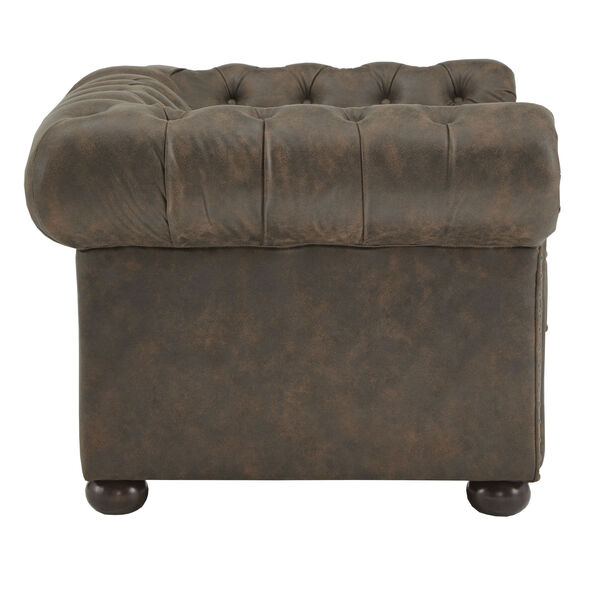 Arthur Brown Tufted Scroll Arm Chesterfield Chair, image 3